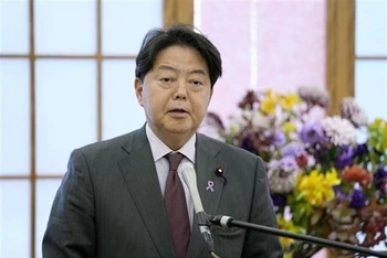 Ngoại trưởng Nhật Bản Yoshimasa Hayashi. (Ảnh: Kyodo/TTXVN) 