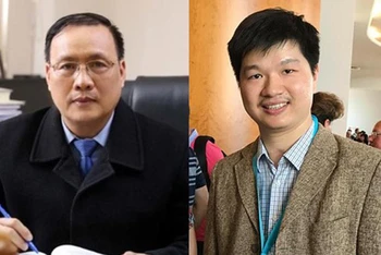 Hai nhà khoa học Việt Nam xếp hạng cao trong nhóm 10.000 nhà khoa học ảnh hưởng nhất thế giới năm 2022 là Giáo sư, Tiến sĩ Khoa học Nguyễn Đình Đức (trái) và Phó Giáo sư, Tiến sĩ Lê Hoàng Sơn, đều từ Đại học Quốc gia Hà Nội. 