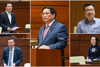 Thủ tướng cùng 4 trưởng ngành trả lời chất vấn tại Kỳ họp thứ tư, Quốc hội khóa XV