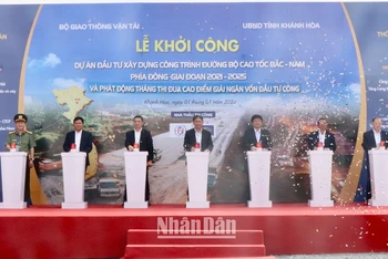 Khởi công dự án thành phần cao tốc bắc-nam, đoạn Vân Phong-Nha Trang