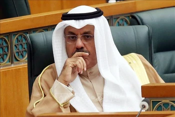 Thủ tướng Ahmad Nawaf al-Sabah đã đệ trình đơn từ chức của nội các Kuwait lên Thái tử Meshal al-Ahmad al-Sabah. (Ảnh: AFP/TTXVN)