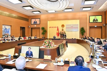 [Ảnh] Tổng kết công tác phối hợp giữa Thường vụ Quốc hội và Trung ương Mặt trận Tổ quốc Việt Nam