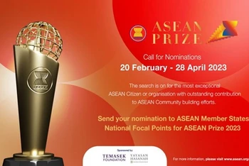 Giải thưởng ASEAN nhằm ghi nhận những đóng góp quan trọng của cá nhân, tổ chức trong việc hỗ trợ xây dựng Cộng đồng ASEAN. (Ảnh: asean.org)