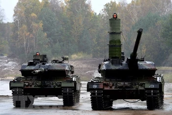 Xe tăng Leopard của Đức. (Ảnh: AFP/TTXVN)