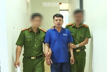 Đối tượng Trần Văn Nam bị bắt giữ.