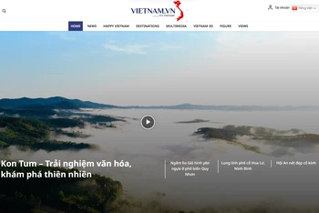 Giao diện nền tảng https://vietnam.vn. (Ảnh chụp màn hình)