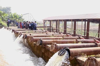 Hệ thống công trình thủy lợi là một trong các trụ cột quan trọng hỗ trợ sản xuất nông nghiệp và phát triển kinh tế-xã hội của Việt Nam. (Ảnh minh họa: TTXVN) 