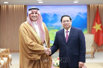 Thủ tướng Phạm Minh Chính tiếp Đại sứ Saudi Arabia tại Việt Nam Mohammed Ismaeil A. Dahlwy. (Ảnh tư liệu: TTXVN)