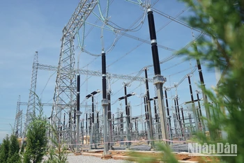 Toàn cảnh Trạm biến áp 500kV Thanh Hóa.