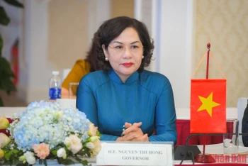 Thống đốc Ngân hàng Nhà nước Việt Nam Nguyễn Thị Hồng.