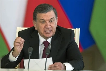 Tổng thống Uzbekistan Shavkat Mirziyoyev. (Ảnh: AFP/TTXVN)