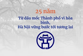 25 năm từ dấu mốc Thành phố vì hòa bình, Hà Nội vững bước tới tương lai 