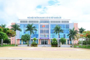 Trụ sở Phân hiệu Trường Đại học Luật Hà Nội tại tỉnh Đắk Lắk.