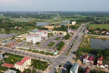 Trung tâm hành chính huyện Sông Lô.