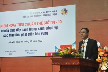 Thứ trưởng Lê Xuân Định phát biểu tại sự kiện.