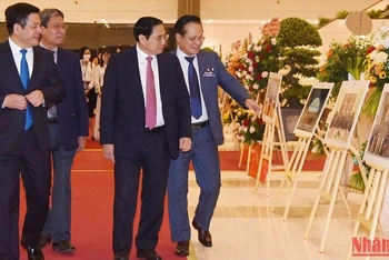 Thủ tướng Phạm Minh Chính dự lễ công bố sản phẩm đạt thương hiệu quốc gia Việt Nam năm 2022.