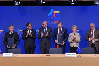 Lễ ký kết Hiệp định khung Đối tác và Hợp tác toàn diện Thái Lan-EU.