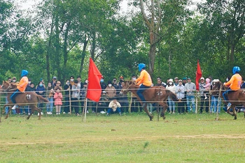Hội đua ngựa truyền thống Gò Thì Thùng, tỉnh Phú Yên thu hút hàng nghìn người dân địa phương và khách du lịch trong cả nước đến tham gia, cổ vũ.