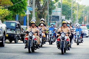 Kiên Giang ra quân thực hiện Năm An toàn giao thông 2023. 