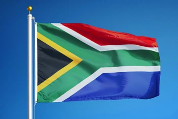 Quốc kỳ Nam Phi. (Ảnh: Almanar)
