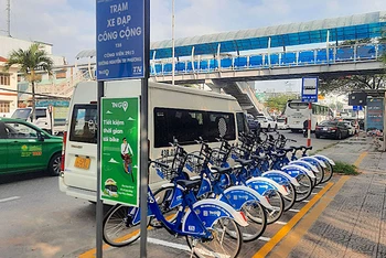 Dự kiến, dịch vụ xe đạp công cộng sẽ khai trương vào ngày 29/3 tới. (Ảnh: Sở Giao thông vận tải Đà Nẵng cung cấp)