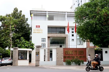 Trụ sở Công ty D2D trên đường Võ Thị Sáu, chủ đầu tư Dự án khu dân cư phường Thống Nhất.