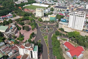 Thành phố Buôn Ma Thuột, Đắk Lắk. (Ảnh: TTXVN phát)