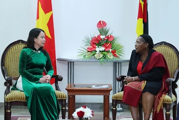 Phó Chủ tịch nước Võ Thị Ánh Xuân hội kiến Chủ tịch Quốc hội Mozambique Esperança Bias.