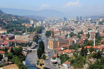 Thủ đô Sarajevo của Bosnia. (Nguồn: Wikipedia)