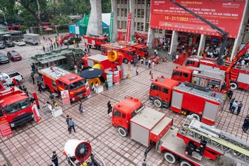 Triển lãm quốc tế lần thứ nhất năm 2023 về phòng cháy, chữa cháy và cứu nạn, cứu hộ tổ chức tại Hà Nội.