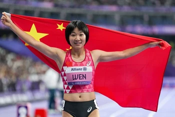 Trung Quốc dẫn đầu bảng tổng sắp Paralympic 2024. (Ảnh: THX/TTXVN)