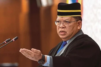 Chủ tịch Hạ viện Malaysia Tan Sri Dato' Johari Bin Abdul. (Ảnh: Bernama)