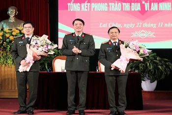 Công an Lai Châu bàn giao đơn vị Cụm trưởng Cụm thi đua cho Công an tỉnh Lạng Sơn, Phó Cụm trưởng Cụm thi đua cho Công an tỉnh Cao Bằng. 
