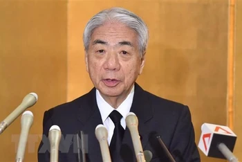 Chủ tịch Thượng viện Nhật Bản Otsuji Hidehisa. (Ảnh: AFP/TTXVN)