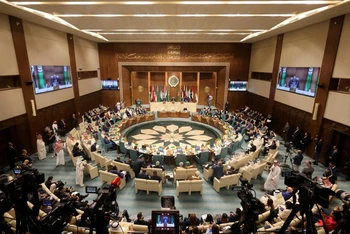 Phiên họp của Liên đoàn Arab, ngày 7/5/2023. Ảnh: REUTERS