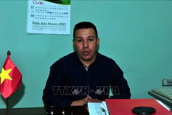 Tiến sĩ Kinh tế học Ruvislei González Sáez. Ảnh: Lê Hà/Pv TTXVN tại Cuba