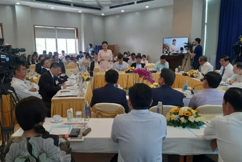 Quang cảnh Tọa đàm “Xây dựng thương hiệu quốc gia cho nông sản Việt”.