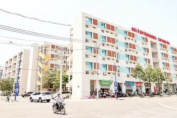 Dự án nhà ở xã hội Becamex tại phường Định Hòa, thành phố Thủ Dầu Một, tỉnh Bình Dương. Ảnh | NHẬT BĂC