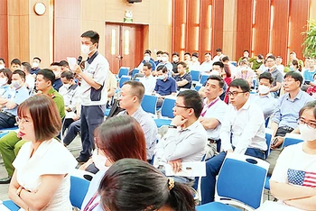 Công an tỉnh Bắc Ninh tổ chức đối thoại với doanh nghiệp về phòng cháy, chữa cháy.