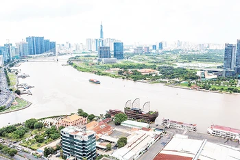 Lợi thế về địa thế, điều kiện hạ tầng giúp Thành phố Hồ Chí Minh có thể phát triển ngành công nghiệp du thuyền. (Ảnh THÀNH ĐẠT)