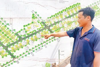 Sơ đồ thực hiện Dự án "Xây dựng cơ sở hạ tầng khu dân cư thôn 11, xã Hòa Thắng" (TP Buôn Ma Thuột, tỉnh Đắk Lắk).