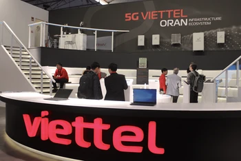 Viettel giới thiệu các sản phẩm công nghệ tại Hội nghị Di động Thế giới năm 2024.
