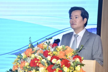 Ông Nguyễn Hoàng Linh, Vụ trưởng Vụ Đánh giá, Thẩm định và Giám định công nghệ phát biểu tại sự kiện.