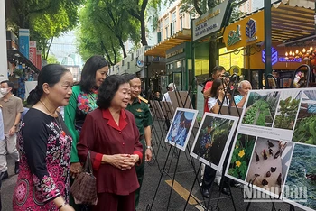 Các đại biểu tham quan triển lãm.