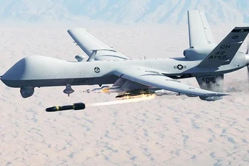 Mỹ sử dụng máy bay không người lái trong vụ tiêu diệt Ayman al-Zawahiri. Ảnh: REUTERS