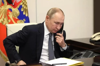 Tổng thống Nga V.Putin. (Ảnh: RIA Novosti)