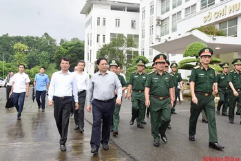 [Ảnh] Thủ tướng Phạm Minh Chính thăm Bộ đội Biên phòng tỉnh Lào Cai
