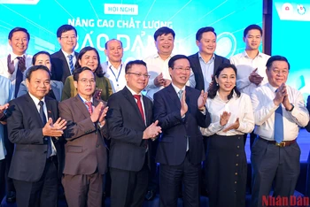 Hội nghị Nâng cao chất lượng báo Đảng toàn quốc do Báo Nhân Dân phối hợp Ban Tuyên giáo Trung ương, Hội Nhà báo Việt Nam tổ chức đã thành công tốt đẹp.