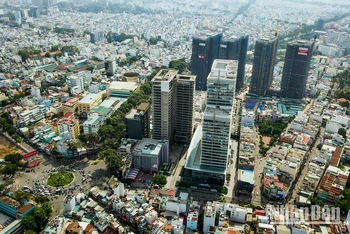 Các dự án nhà ở tại khu trung tâm Thành phố Hồ Chí Minh. 