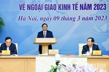 Thủ tướng Phạm Minh Chính phát biểu khai mạc Hội nghị.